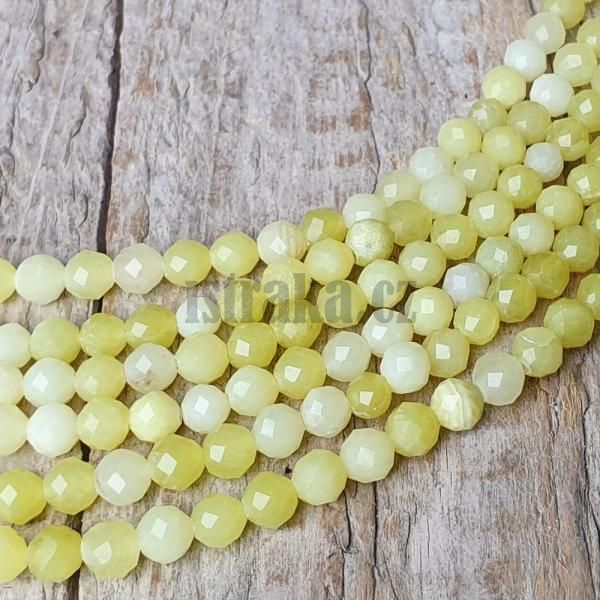Jadeit cauliflower korlky 4mm brouen plra