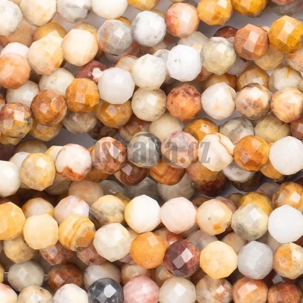 Acht crazy lace korlky 4mm brouen plra