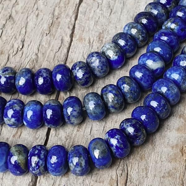 Lapis lazuli korlky 5x8mm tun rondelky plra