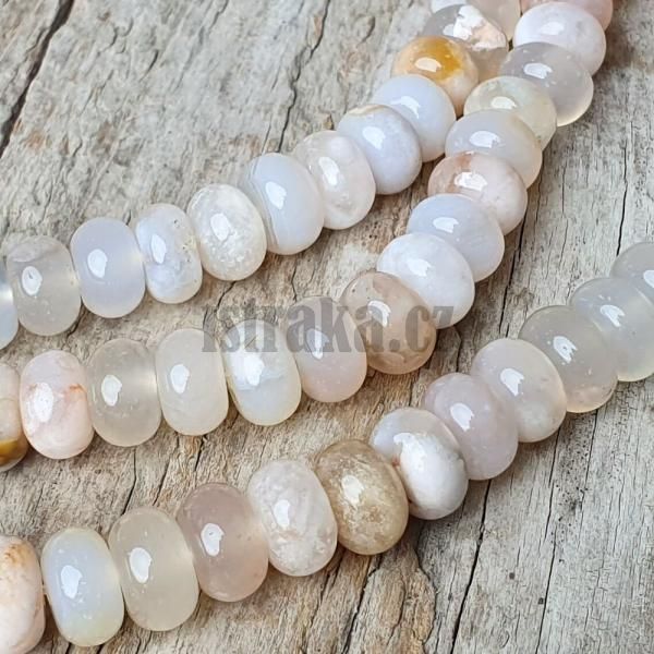 Acht Sakura korlky 5x8mm tun rondelky plra