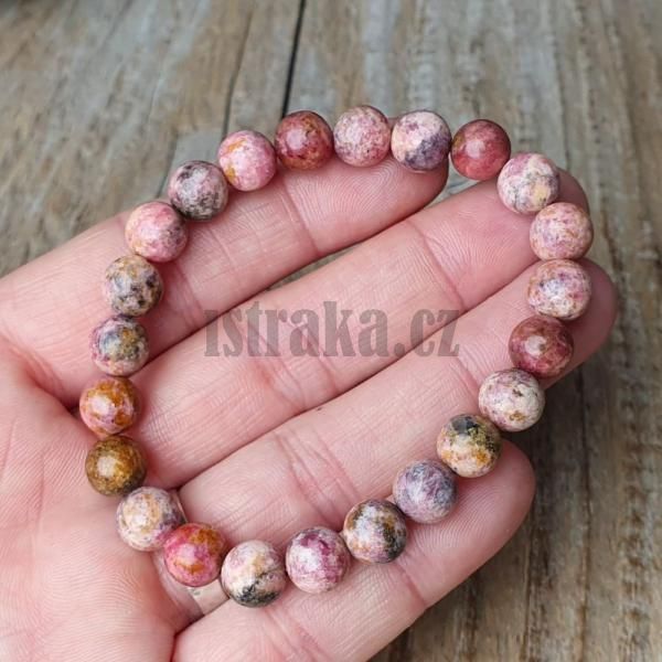 naramok-z-mineralu-rodonit-ruzovo-hnedy-8mm-elasticky-leskly-strakaty-damsky-idealny-darc