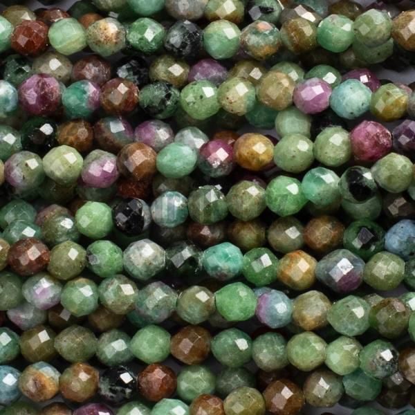 Rubn s kyanitem korlky 3mm brouen ra