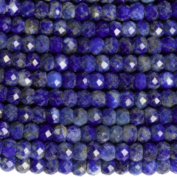 Lapis lazuli kor�lky 3x2mm rondelky brou�en� ���ra