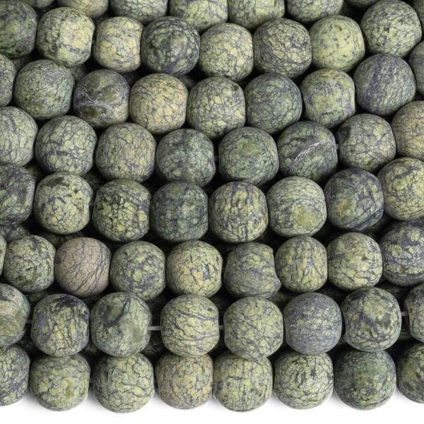 Serpentinit korlky 8mm matn ra