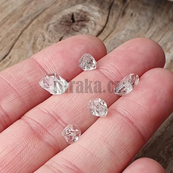Kil Herkimer diamond korlka nepravideln 5 ks