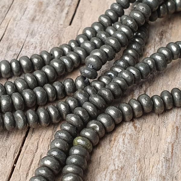 Pyrit korlky 4x2mm zk rondelky plra