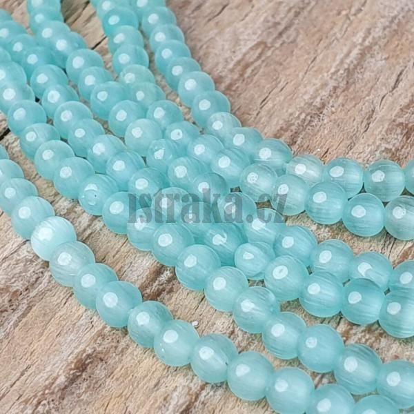 Koi oi korlky 4mm zeleno-tyrkysov ra