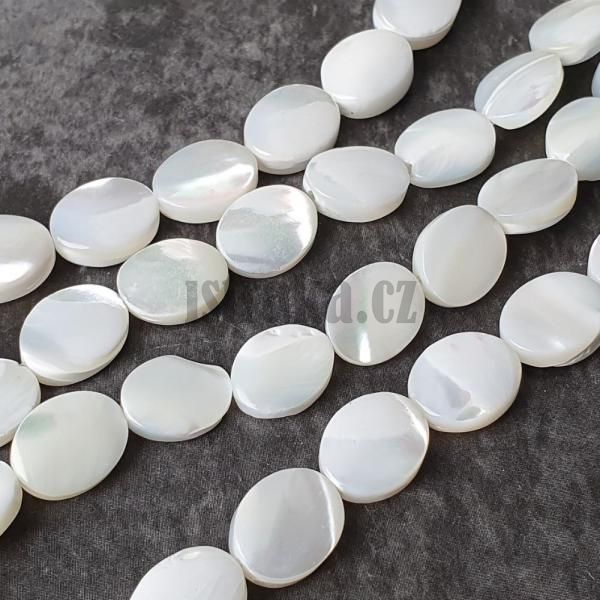 Perle korlky 8x10mm tun ovly bl plra