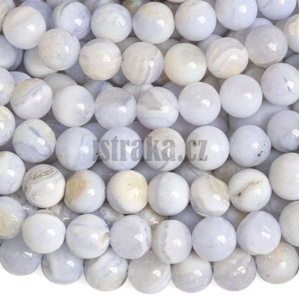 Chalcedon kor�lky 8mm p�l���ra