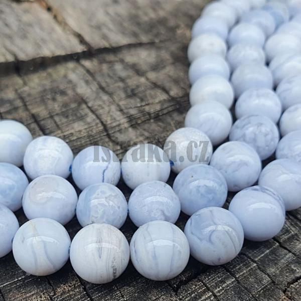 Chalcedon korlky 8mm plra