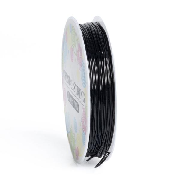Silon elastick� 0,8mm �ern� �pulka 10m