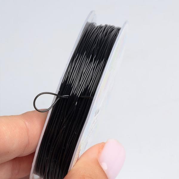 4336-silon-elasticky-06mm-cierny-spulka-2