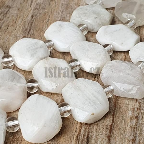 Msn kmen bl korlky 12x15mm obdlnky plra