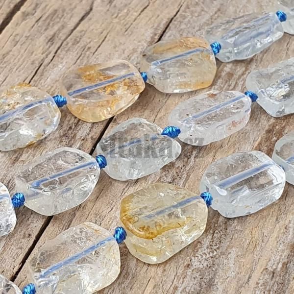Topaz korlky 10x14mm obdlnky plra
