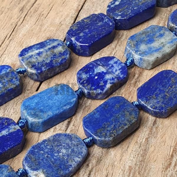 Lapis lazuli korlky 10x15mm obdlnky plra