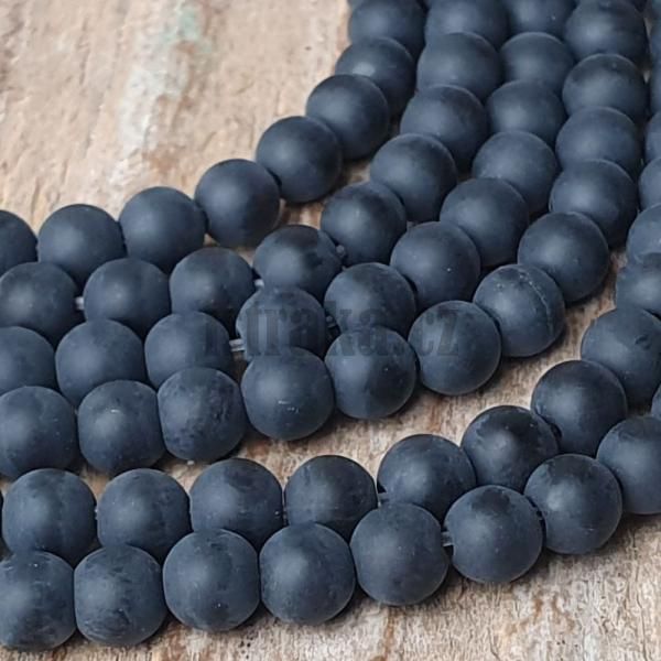 Onyx korlky 4mm matn ra
