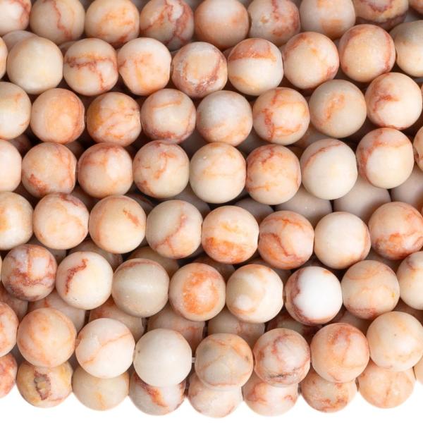 Jaspis netstone kor�lky 6mm matn� ���ra