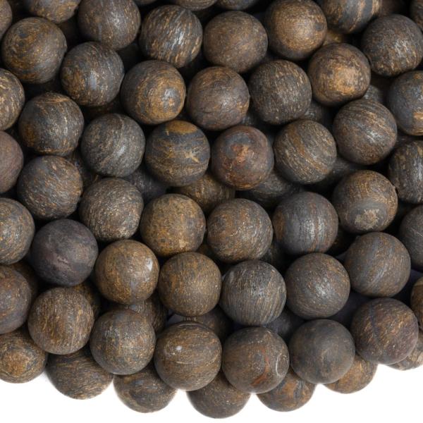 Bronzit kor�lky 8mm matn� ���ra