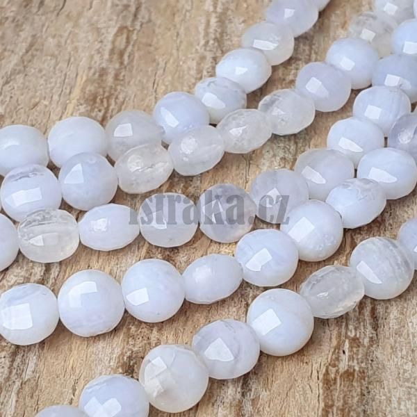 Chalcedon korlky 6mm penzek plra