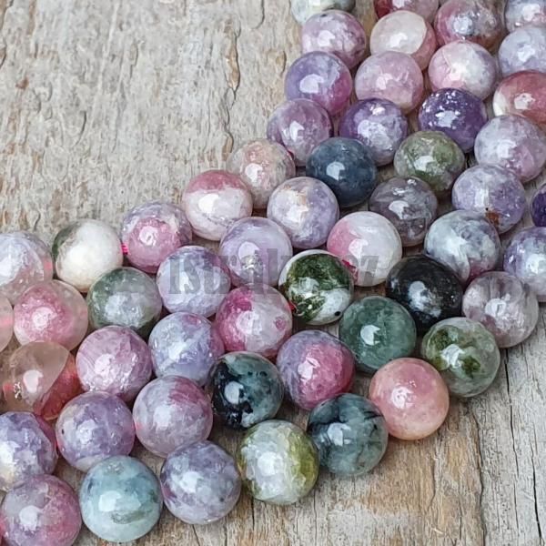 Turmaln korlky 6mm jarn mix plra