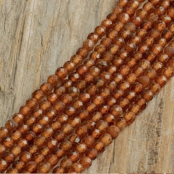 Hessonit korlky 2mm brouen ra