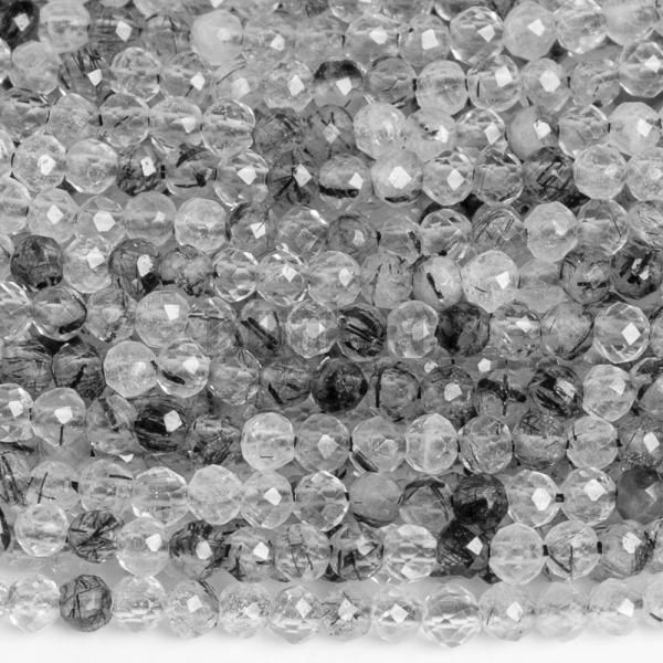 Kil s ernm turmalnem korlky 2,5mm brouen ra