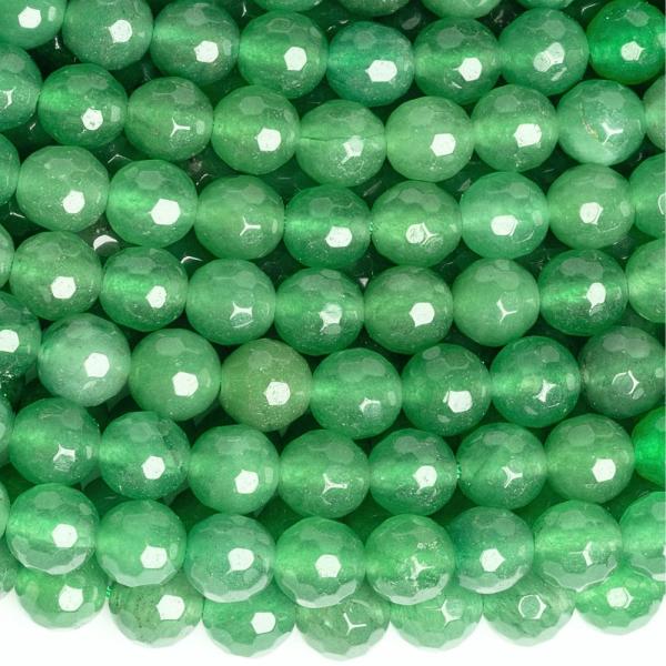 Avanturin zelen� kor�lky 6mm brou�en� ���ra
