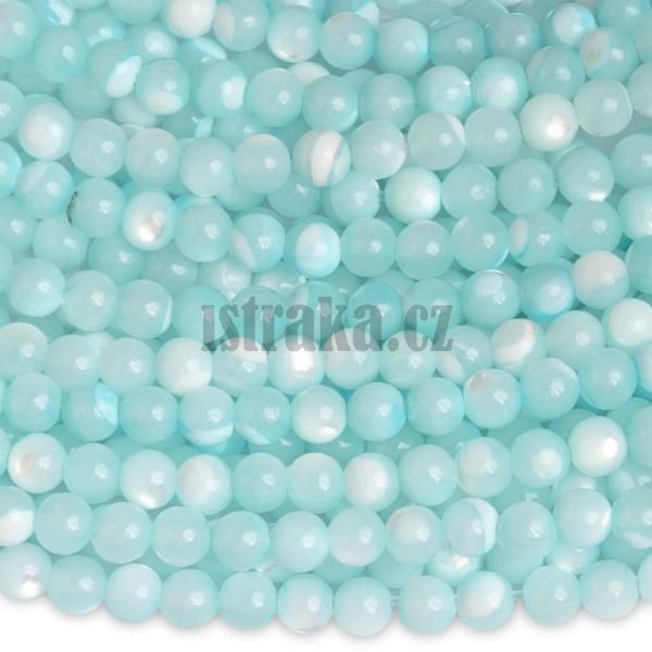 Perle korlky 3mm tyrkysov ra