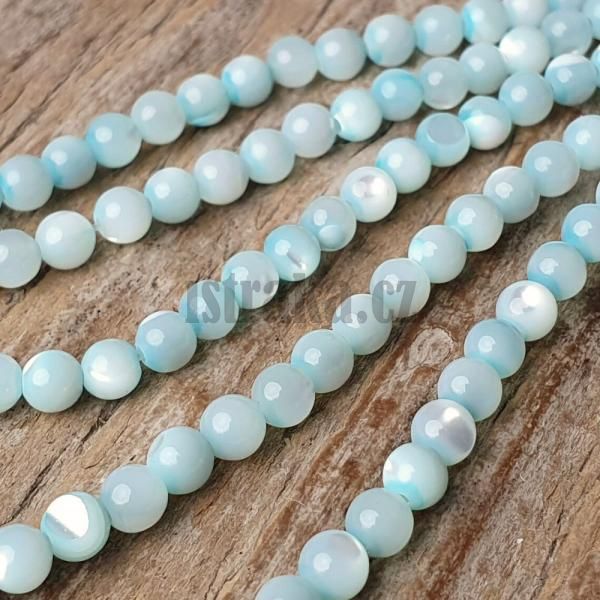 Perle korlky 3mm tyrkysov ra