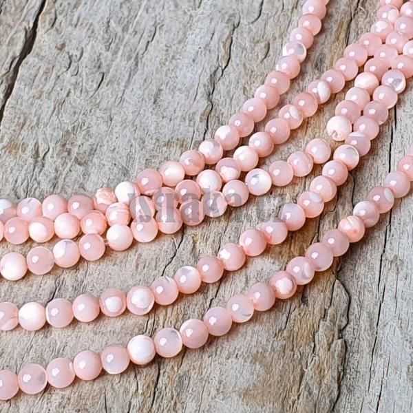 Perle korlky 3mm lososov ra