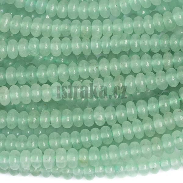Avanturin zelen korlky 4x2mm zk rondelky plra
