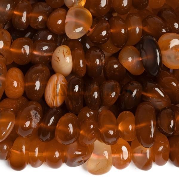 Karneol svtl korlky kamnky 8x12mm ra