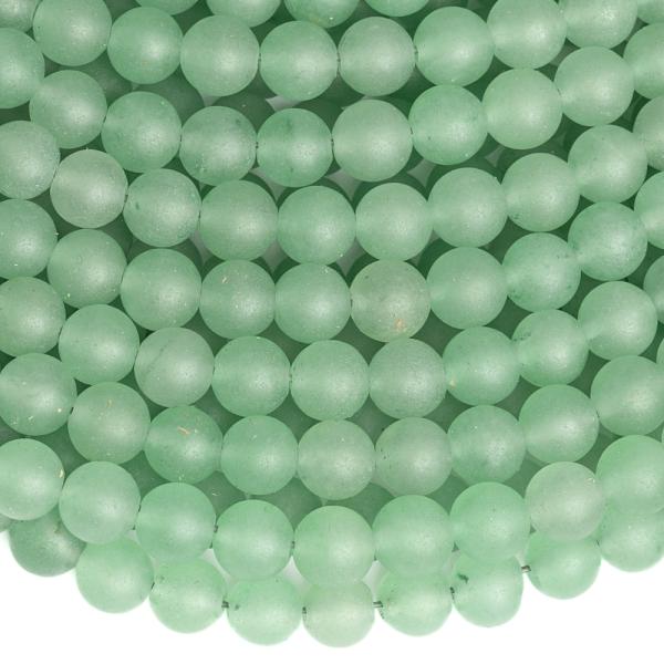 Avantur�n zelen� kor�lky 6mm matn� ���ra