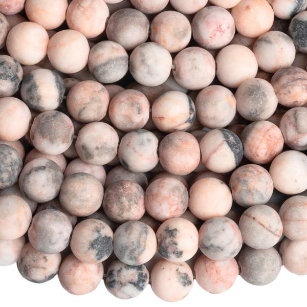 Jaspis zebra r��ov� kor�lky 8mm matn� ���ra