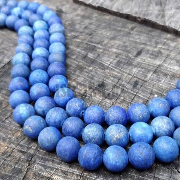 Lapis lazuli dobarvované korálky 8mm matné šòùra