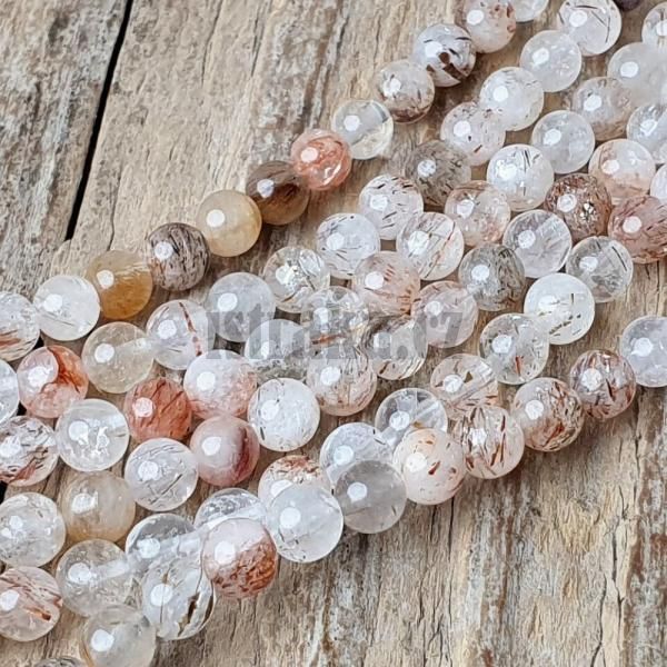 Kil s rutilem mix korlky 4mm plra