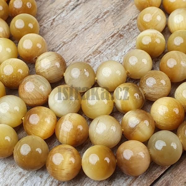 Tyg oko lut korlky 8mm ra