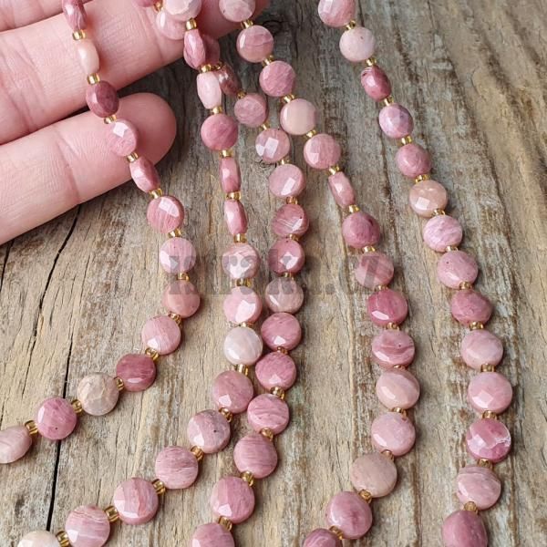 koralky-z-mineralu-rodonit-6mm-disky-brusene-leskle-ploche-staroruzove-peniazteky-goralky-