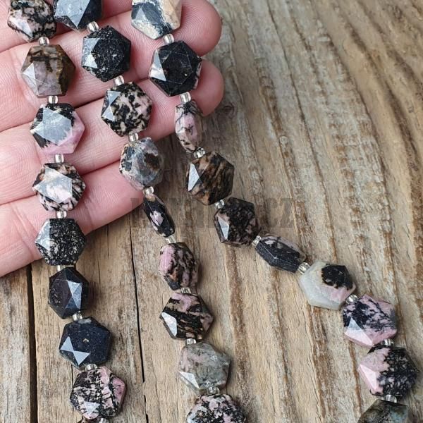 koralky-z-mineralu-rodonit-mix-farieb-disky-brusene-12mm-ruzovo-cierne-tmave-ploche-leskl