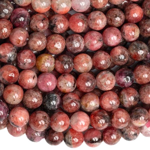 Rodonit strakat� mix barev kor�lky 6mm p�l���ra