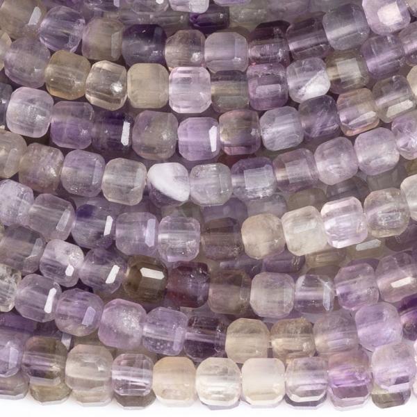 Ametyst kor�lky 2,5mm kostky brou�en� p�l���ra