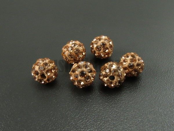 Shamballa korlek 8mm lososov