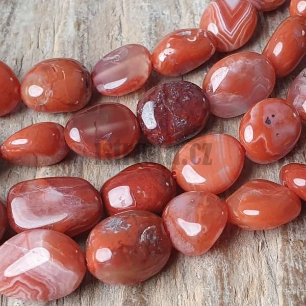 Acht erven korlky nugety 12x14mm ra