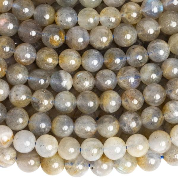 Labradorit �edohn�d� kor�lky 6mm ���ra