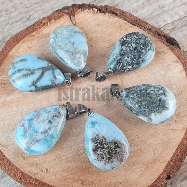 Larimar pvsek s nerezovou lupnou