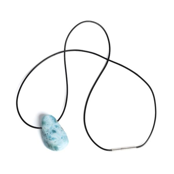 Larimar p��v�sek se ���rkou s nerezov�m uz�v�rem