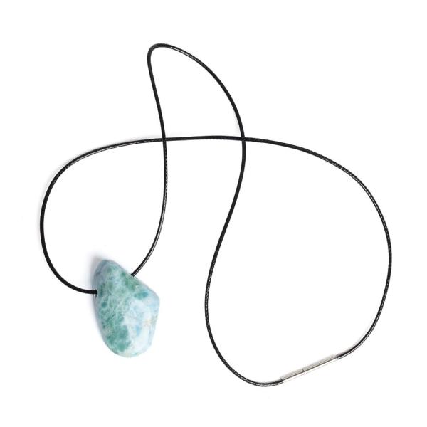 Larimar p��v�sek se ���rkou s nerezov�m uz�v�rem