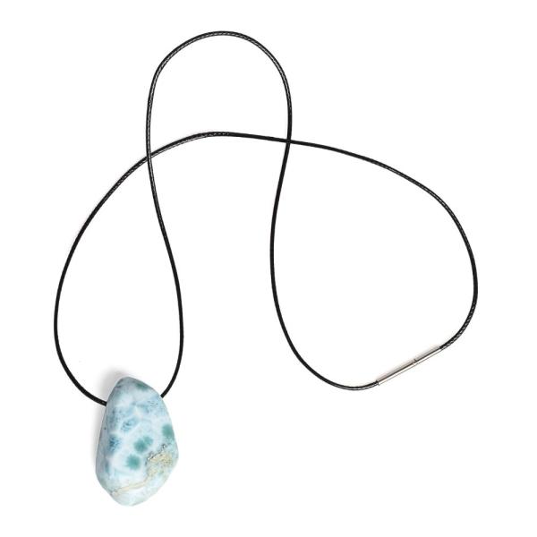 Larimar p��v�sek se ���rkou s nerezov�m uz�v�rem