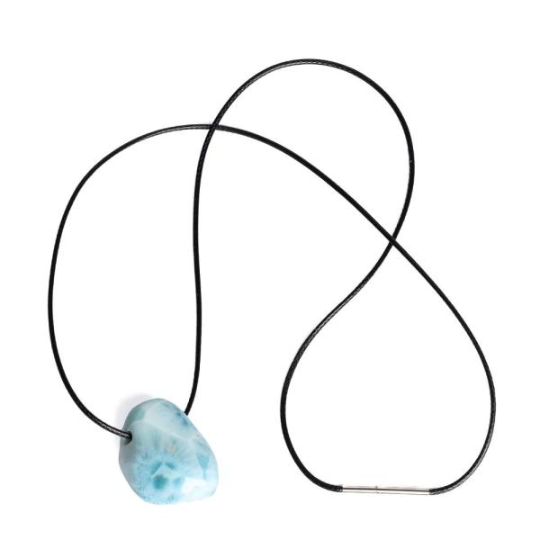 Larimar p��v�sek se ���rkou s nerezov�m uz�v�rem