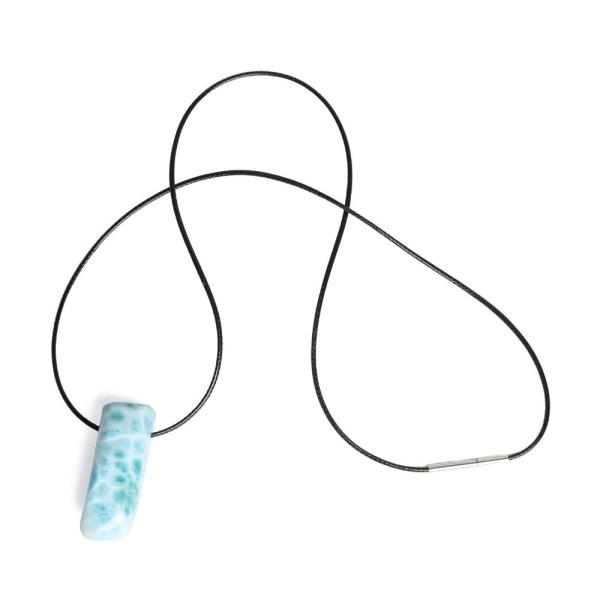 Larimar p��v�sek se ���rkou s nerezov�m uz�v�rem